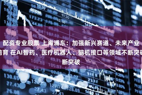 配资专业股票 上海浦东：加强新兴赛道、未来产业培育 在AI智药、医疗机器人、脑机接口等领域不断突破
